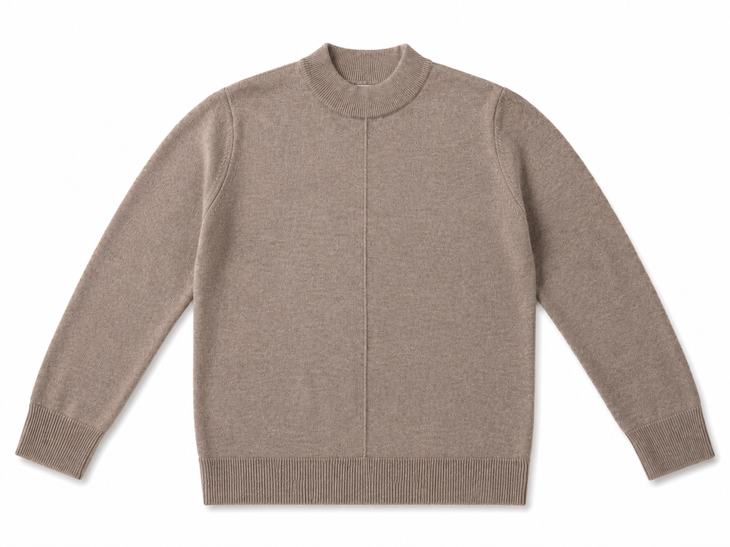 The Elara Merino Knit — Taupe