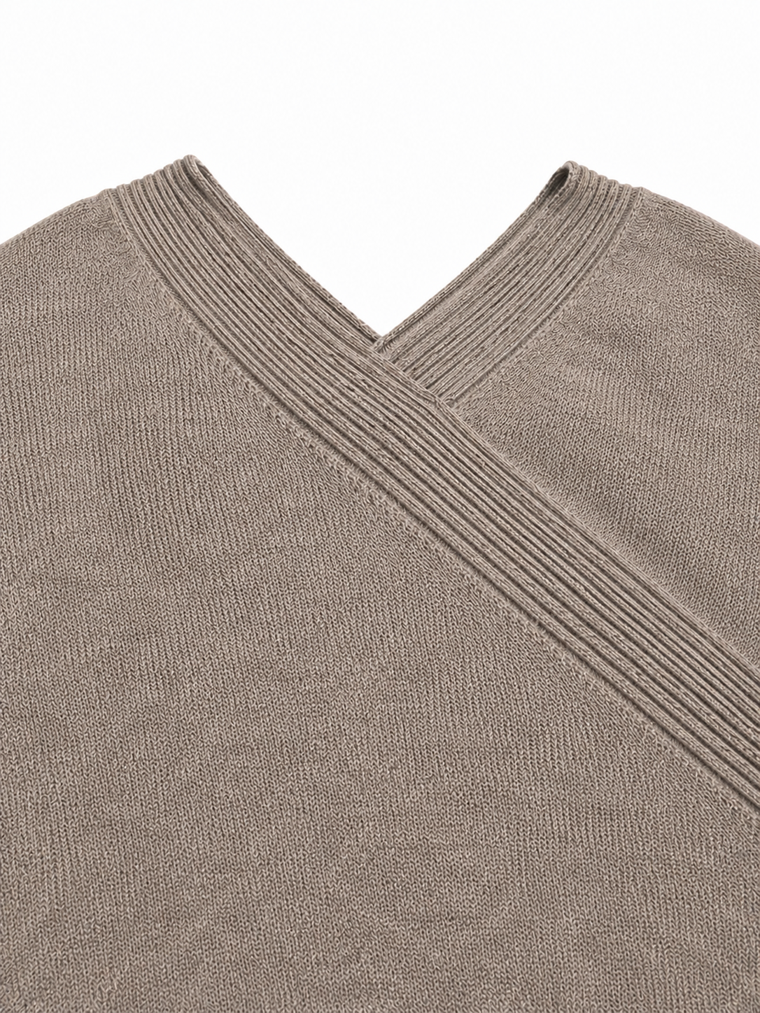 Taupe Silk Cashmere Diamond Wrap