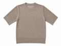 Silk Cashmere Pointelle Knit Top