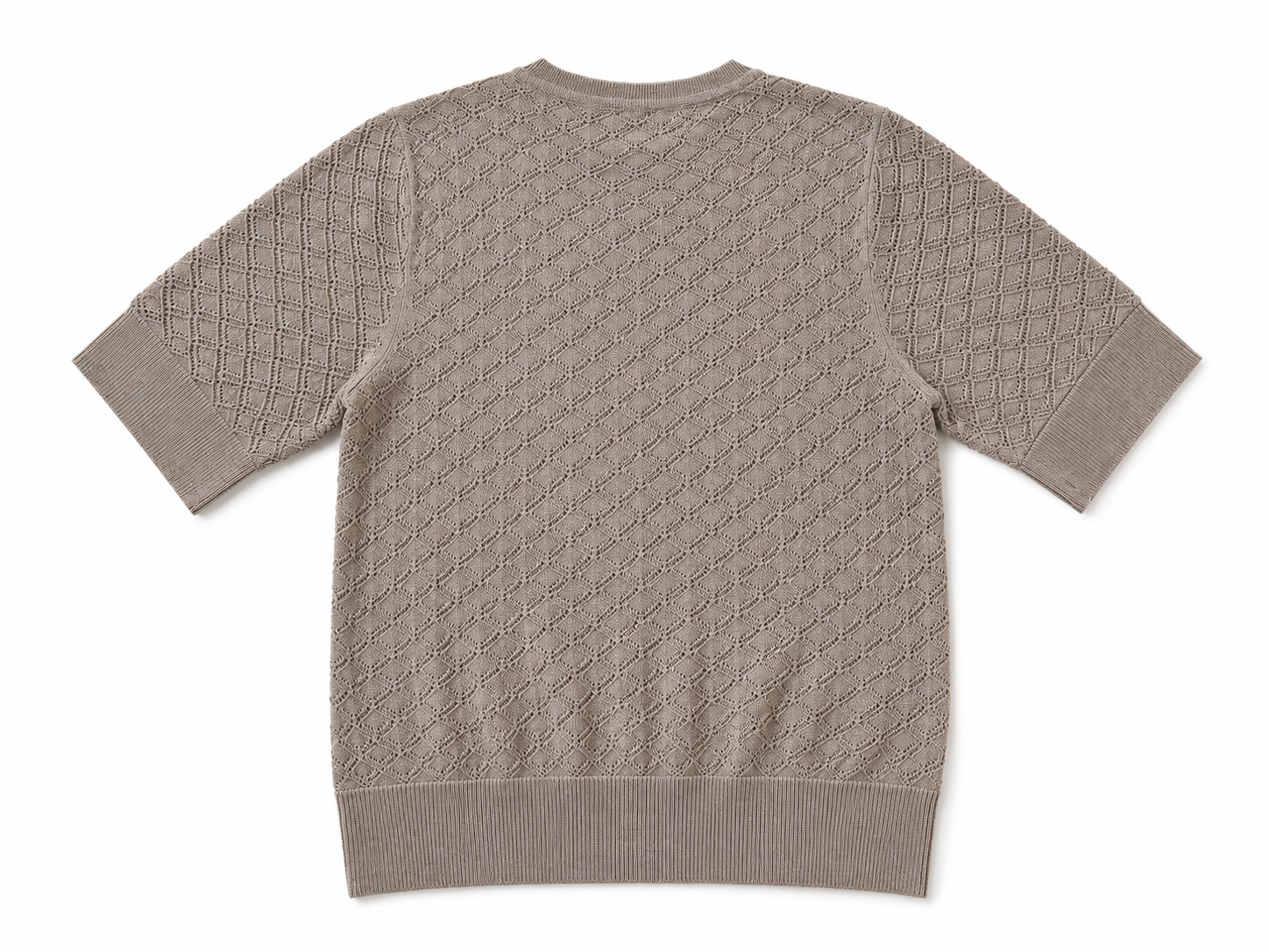 Silk Cashmere Pointelle Knit Top
