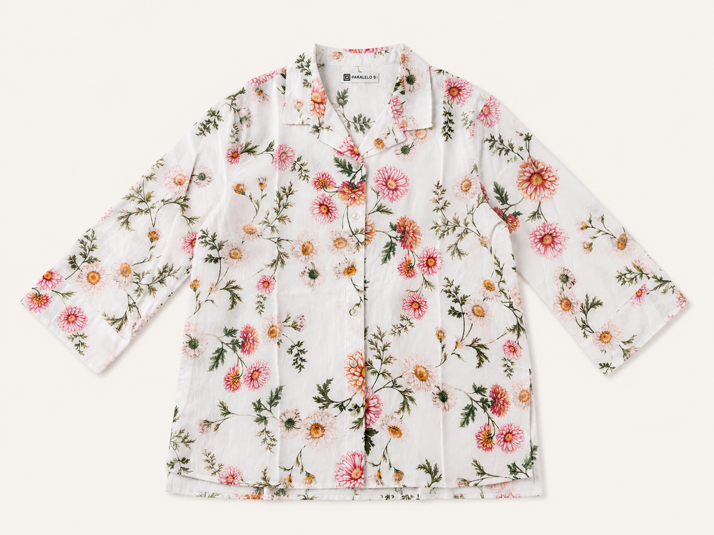 Daisy Bloom Cotton Shirt