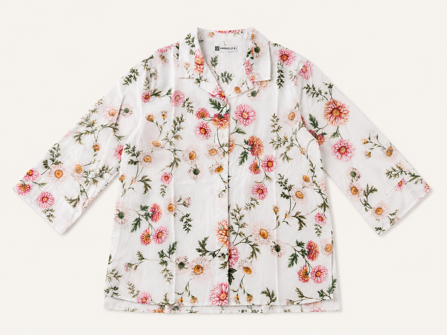 Daisy Bloom Cotton Shirt