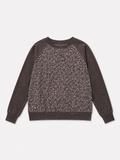 Stenströms 115th Anniversary Merino Wool & Silk Panel Jumper – Mocha Brown