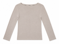 Silk Cashmere Long Sleeve Knit Top