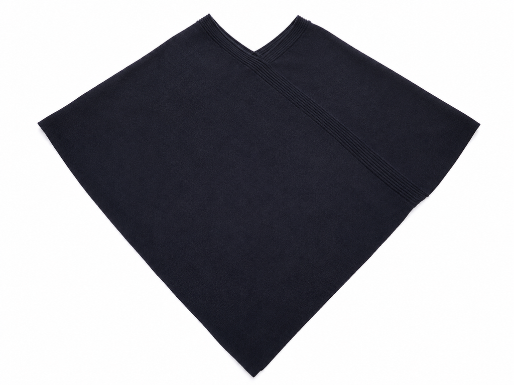 Black Silk Cashmere Diamond Wrap
