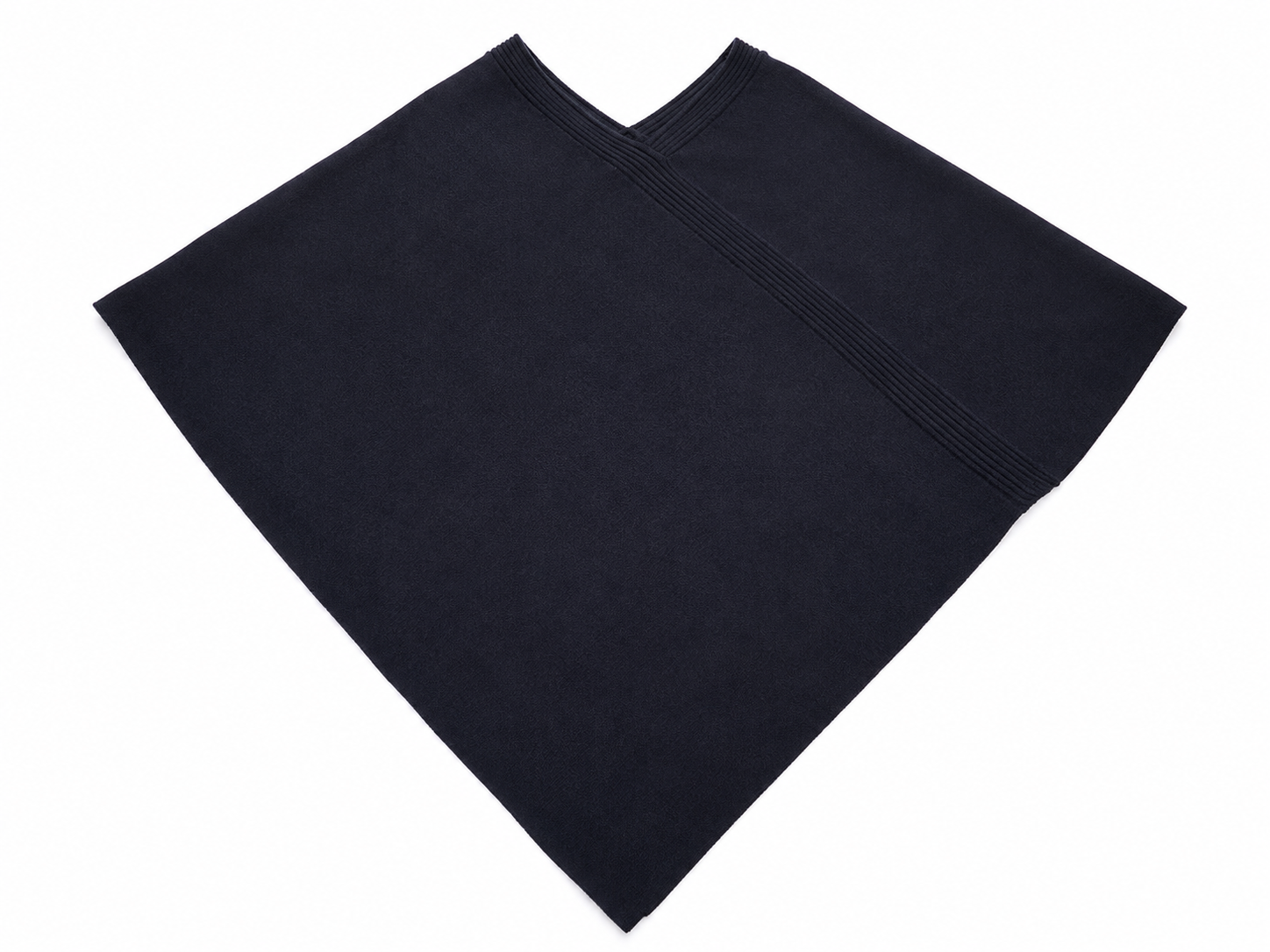 Black Silk Cashmere Diamond Wrap