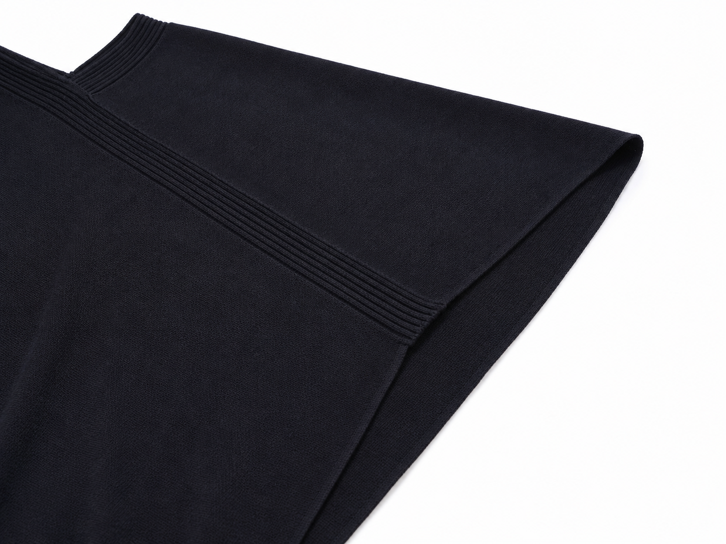 Black Silk Cashmere Diamond Wrap