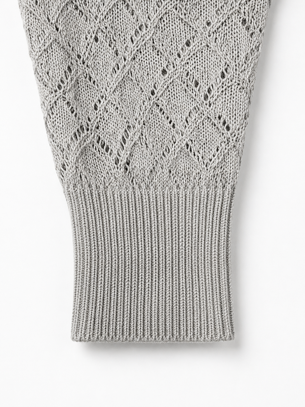 Pointelle Silk Cashmere Cardigan