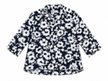 Navy Floral Cotton Shirt