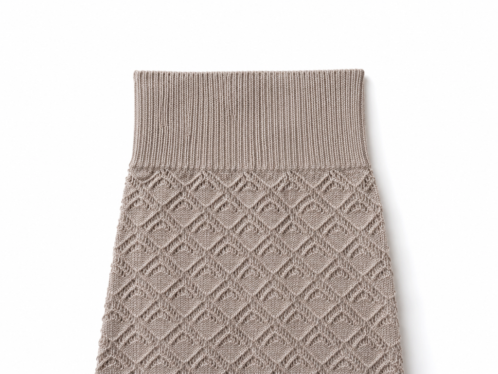 Silk Cashmere Pointelle Knit Top