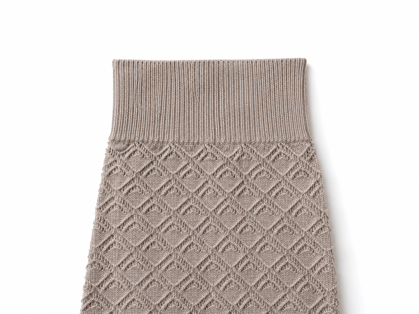 Silk Cashmere Pointelle Knit Top