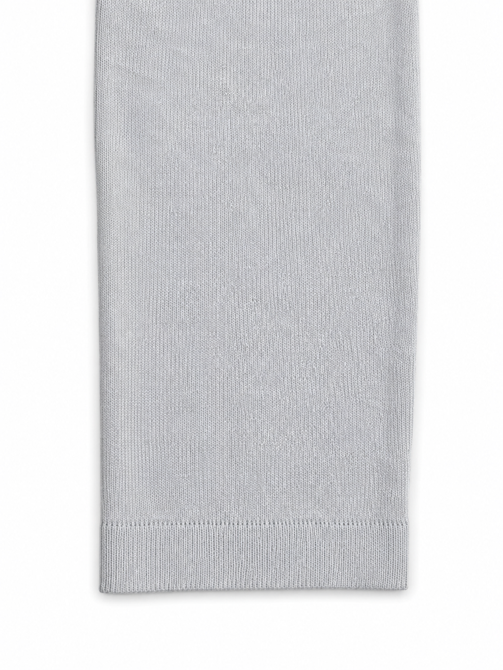 Silk & Cashmere V-Neck Jumper – Light Grey