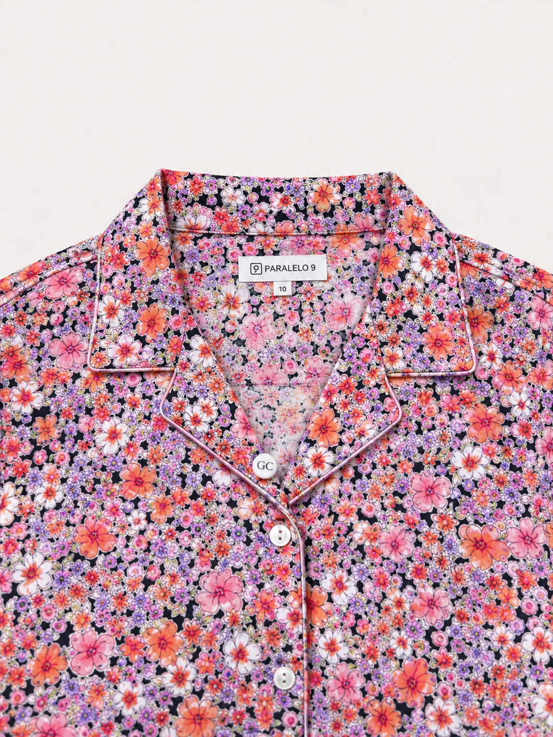 Pink Floral Cotton Shirt