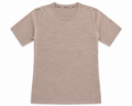 Merino Wool Short Sleeve Knit — Taupe
