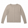 Pointelle Silk Cashmere Cardigan